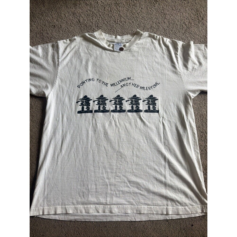 Jerico Vintage Manitoba Museum Of Man And Nature Shirt 90s White XL Graphic Y2K